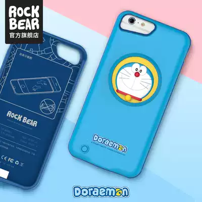 Doraemon ROCK genuine authorized back clip power phone Protective case iphone6 6s 7 8Plus
