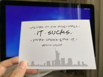 (Encouragement card)what doesnt kill memakes me stronger come on  