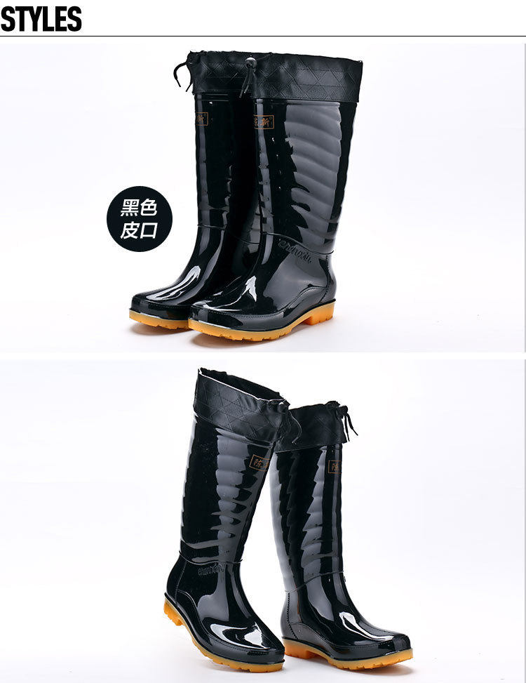 Chaussures - bottes caoutchouc homme pour hiver - semelle tendon - Ref 972472 Image 27
