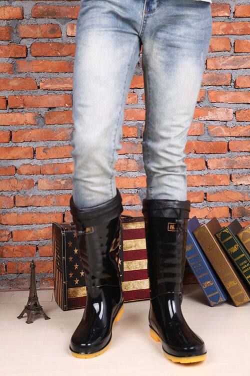 Chaussures - bottes caoutchouc homme pour hiver - semelle tendon - Ref 972472 Image 17