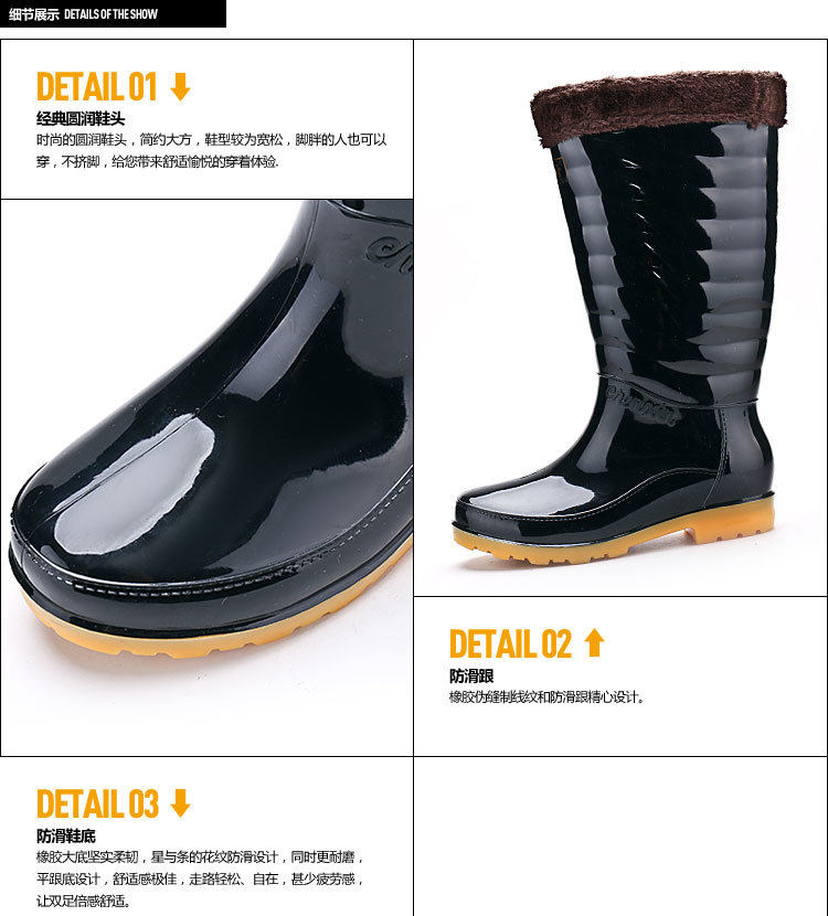 Chaussures - bottes caoutchouc homme pour hiver - semelle tendon - Ref 972472 Image 26