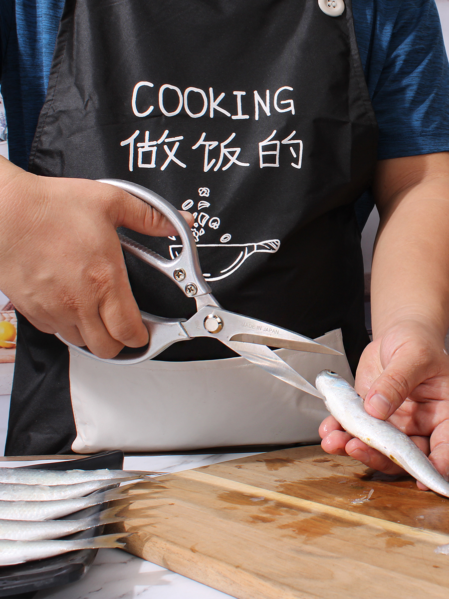 Crab scissors cut shrimp SK5 household stainless steel scissors multi-functional strong chicken fish bone scissors kitchen food scissors