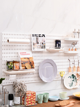 Cave board shelf kitchen special storage non-perforated wall hanger convenient shelf space Board waterproof