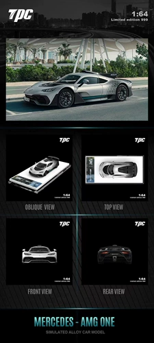 TPC Mercedes Benz, гоночный автомобиль, реалистичная модель автомобиля, ограниченное издание, масштаб 1:64