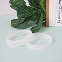 Ceramic pet bowl base silicone ring thermos cup bottom anti-slip anti-wear silicone ring protective cover