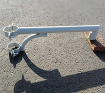 Dahua Haikang Samsung universal pole crossbar pick arm ball machine surveillance camera lifting bracket hoop