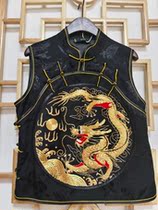 Original ethnic style womens Su embroidery hand embroidery Magnolia waistcoat womens waistcoat Chinese style vintage horse clip