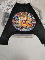 Xiyun Embroidery Hall original womens clothing national wind hand embroidered dragon Xiangyun personality Haaren pants crotch pants