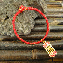 Tibet handmade woven red rope bracelet lovers gift handrope 3mm