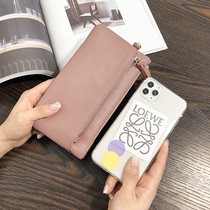 Europe and the United States big brand Simple ultra-thin long wallet women leather head layer cowhide bag 2021 New pocket women