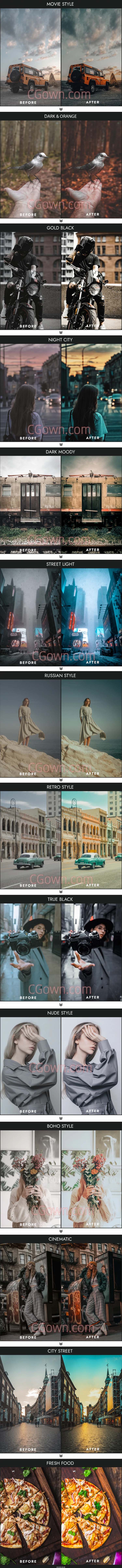 The Ultimate Bundle终极调色预设包你想要的风格都能找到！！