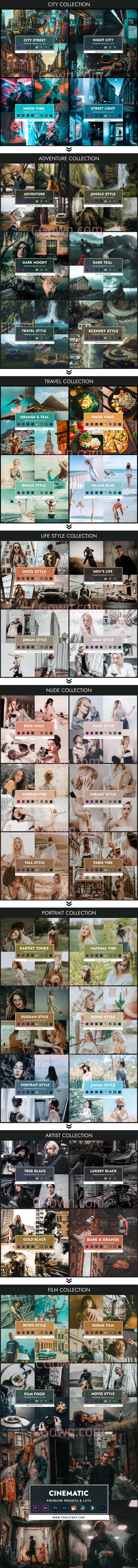 The Ultimate Bundle终极调色预设包你想要的风格都能找到！！