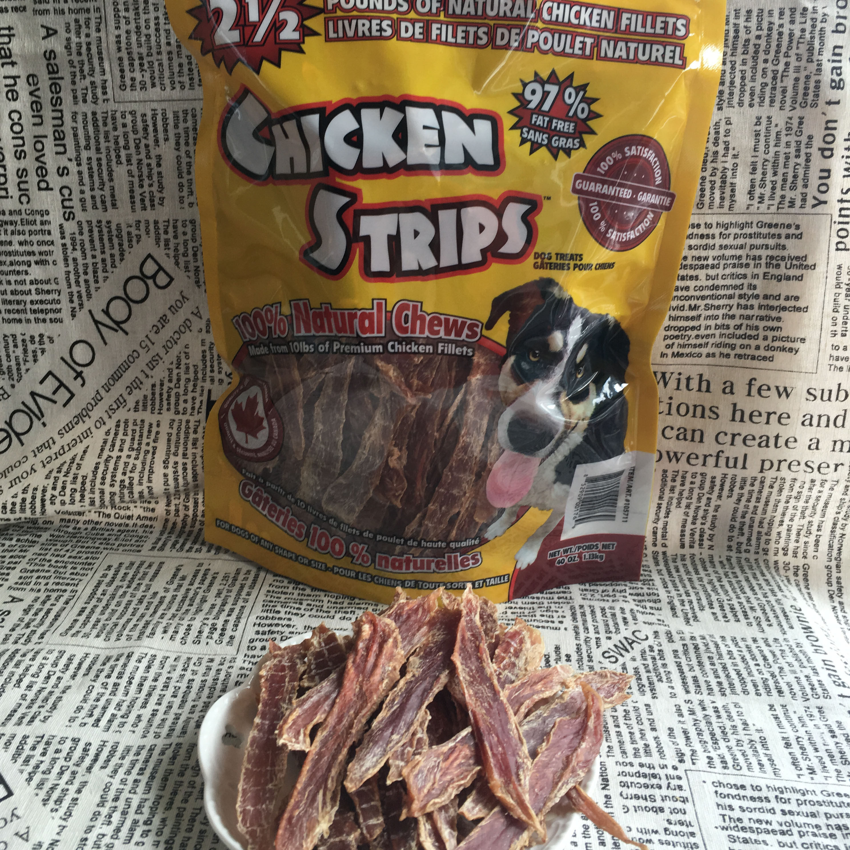 Export to Canada No Additive Dried Dried Whole Duck Breast Cut Duck Jerky 750g