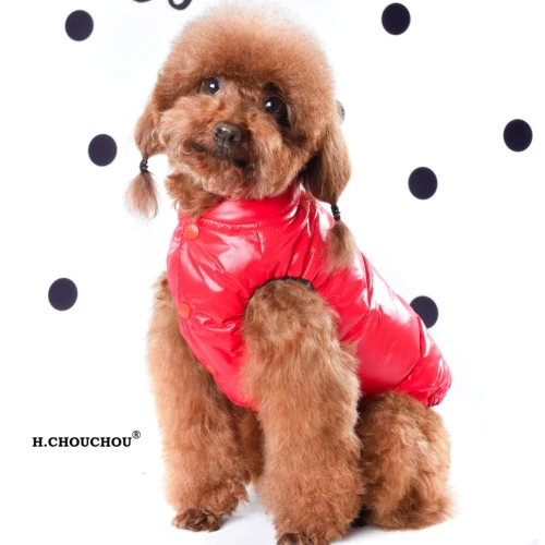 Spot ugly Chouchou Pet Olde Полудиспа вниз куртка Pet Cotton Clothing Teddy Dog Одежда