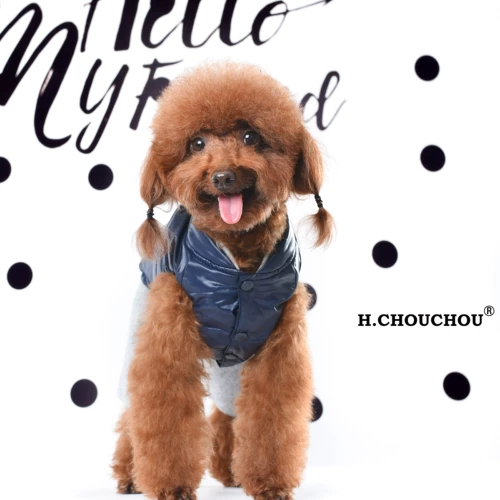 Spot ugly Chouchou Pet Olde Полудиспа вниз куртка Pet Cotton Clothing Teddy Dog Одежда