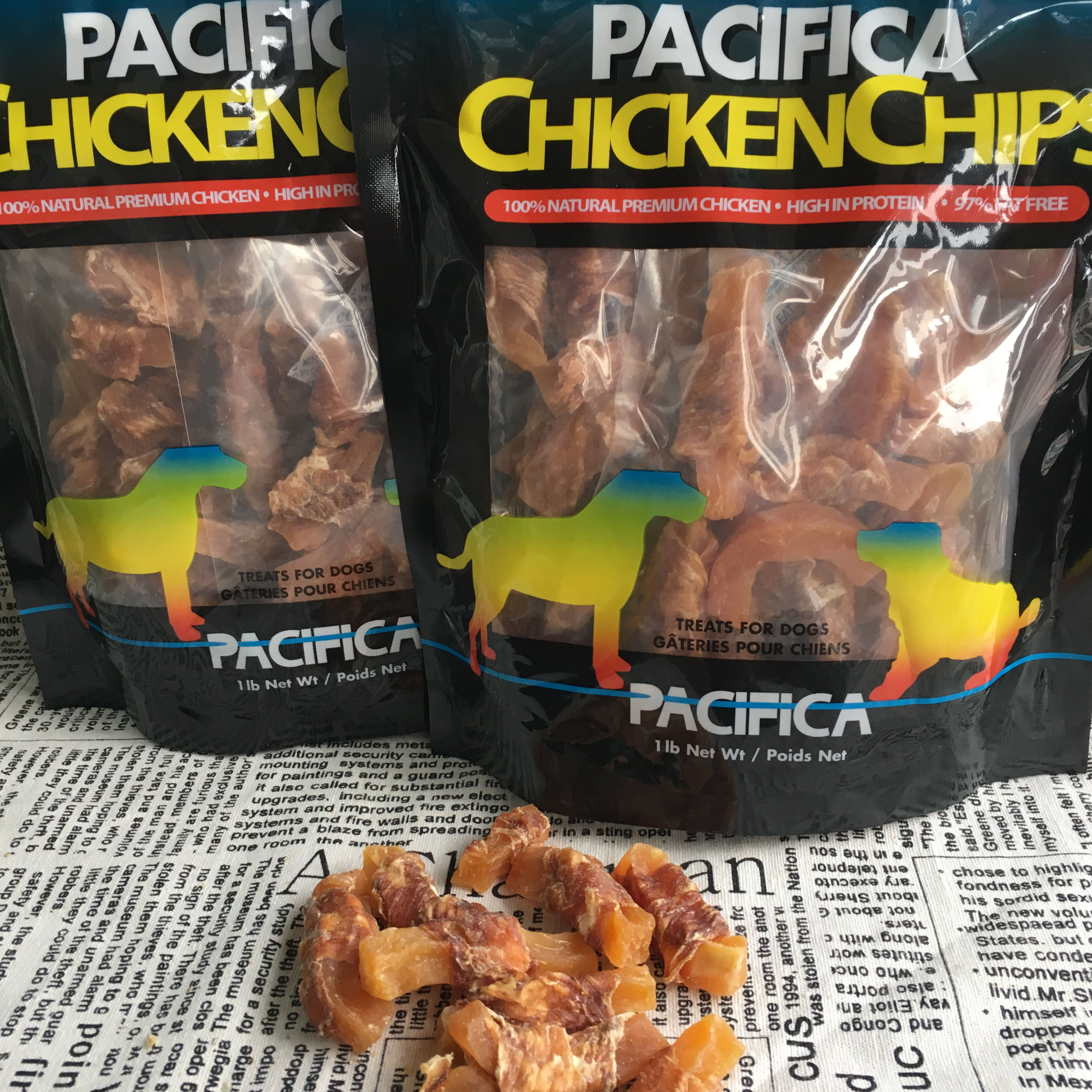 PACIFICA Original Single Exit European and American Chicken Bypass Fries no Add Pet Zero Grinding Tooth snacks