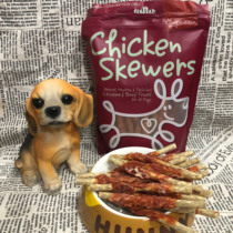 Dog snacks Chicken wrapped around vegetable sticks Tooth cleaning bone deodorant Dog snacks Teddy Bomei Dog bite glue Molar teeth cleaning stick