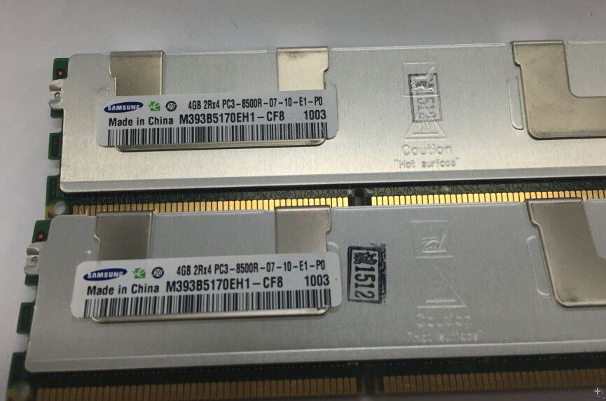 Samsung original fit 4GB DDR3 1066 ECC REG server memory module 4G PC3-8500R RDIMM-Taobao