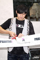 Opening LOGO with ribbon cutting ribbon custom satin LOGO with pull strip strip custom celebration unveiled with printing