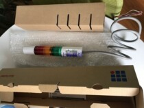 Professional agent of Japan Patlite Patlite three-color signal light LR4-302WJBW-RYG