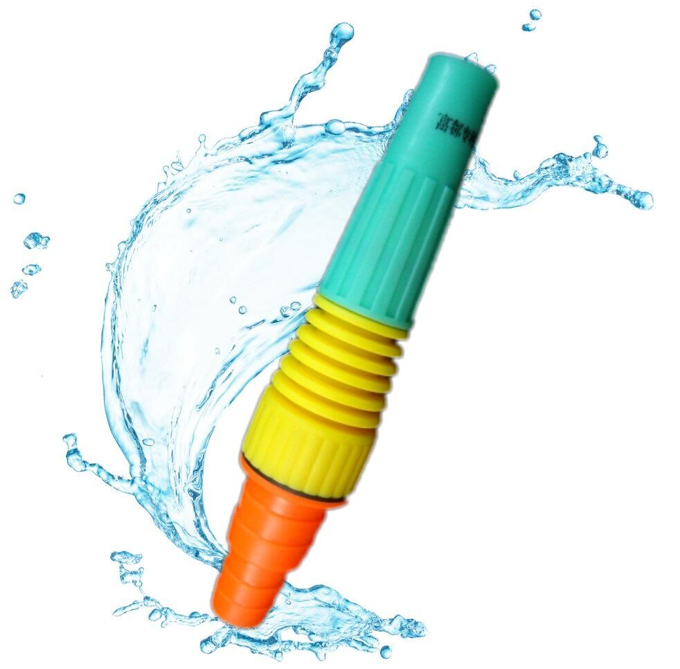Garden water gun straight water jet gun high-pressure gun spray head watering water guns 6 points 1 inch universal