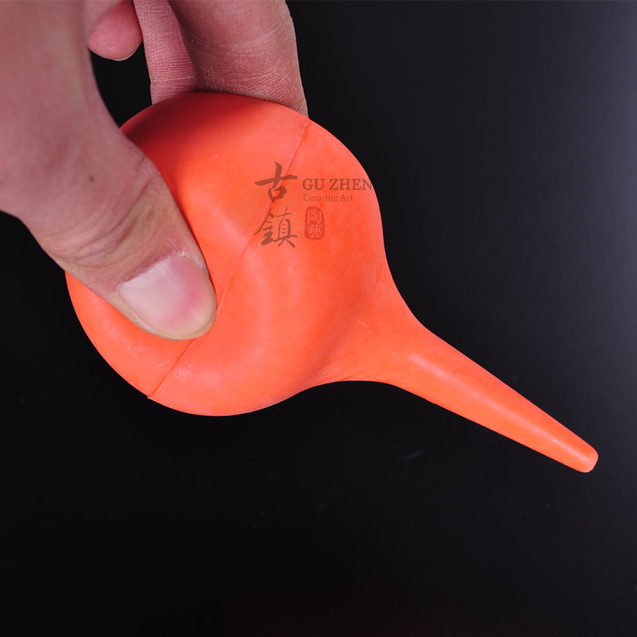 Porcelain mason pottery soot blowing ball rubber soot suction ball washing glaze ball pottery tool