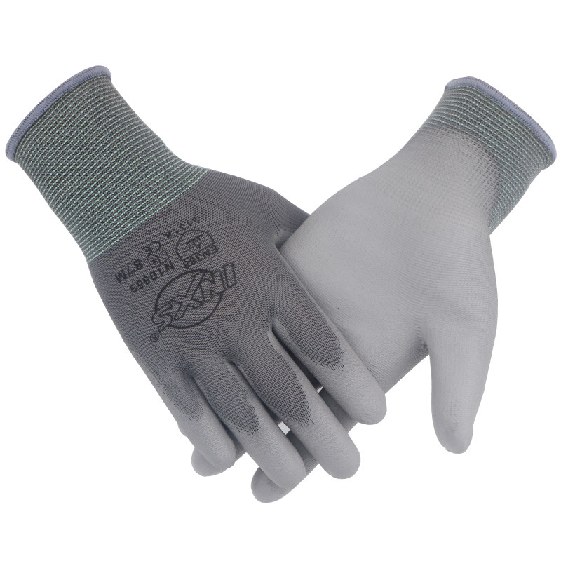 Sailite N10559PU coated finger coated palm work labor insurance gloves wear-resistant non-slip thin section breathable maintenance assembly