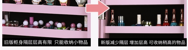 Gương chiều dài đơn giản Gương phòng ngủ phù hợp với nhà Gương hiện đại cloakroom sàn lớn gương lưu trữ tủ Tủ gương - Gương gương kính dán tường