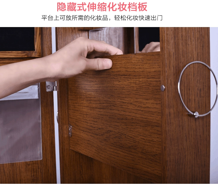 Gương chiều dài Tủ quần áo Cloakroom Tủ treo tường gương Tủ lưu trữ đơn giản Gương hiện đại lắp gương - Gương gương treo phòng khách