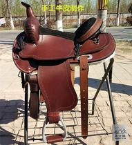 Special Western saddle Cowhide harness Riding equipment Horse back edge harness