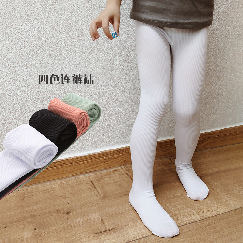 Pear Little Idle Child Clothing Summer New Girl Pants Socks Sky Goose Down Summer Thin Pantyhose E92P2018