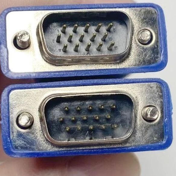 Vga/Three-Row 15-Pin Data Debugging Cable, 15 Copper Cores Inside, One-To-One Direct Connection Shielded Cable
