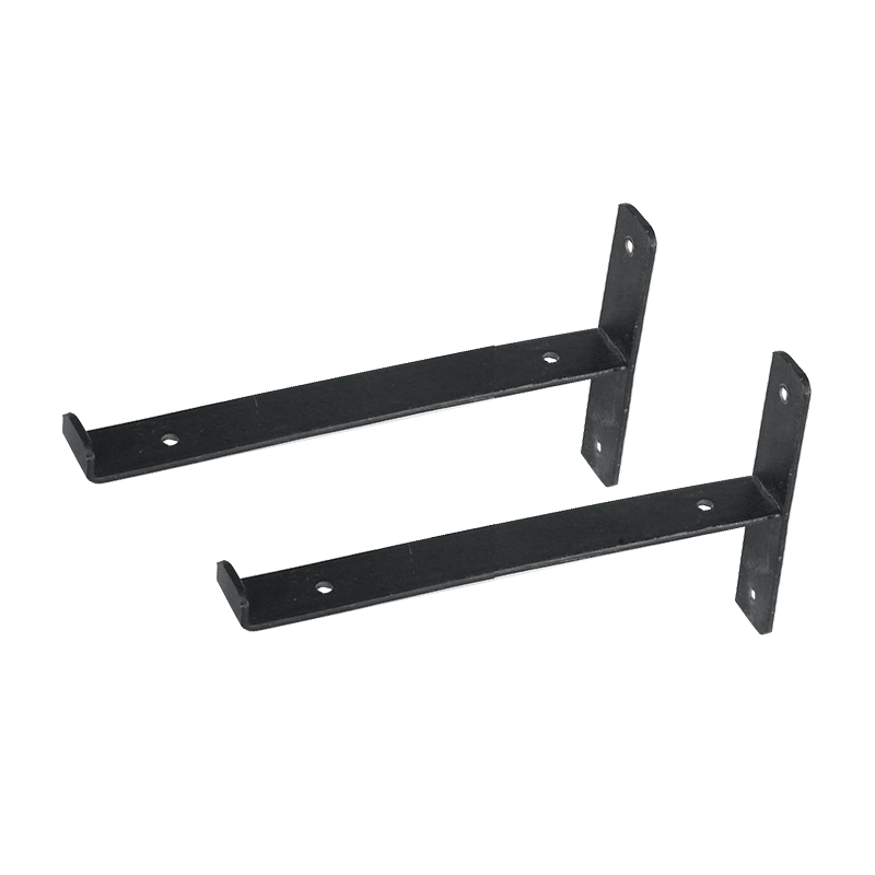 Thickened nail wall with hook bracket bracket one-word partition rack hanging bookshelf load-bearing microwave oven shelf American style