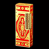 Золотая медная зажигалка