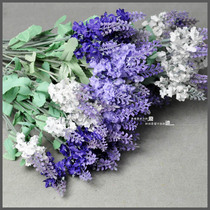 Traces of 10 lavender artificial flowers Dried floral incense romantic pastoral fake flowers silk flowers Wedding decorative flowers