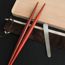 Purple sandalwood two-pointed fish maw rolling pin Xijiade special rolling pin Ebony two-pointed rolling fish maw rolling pin