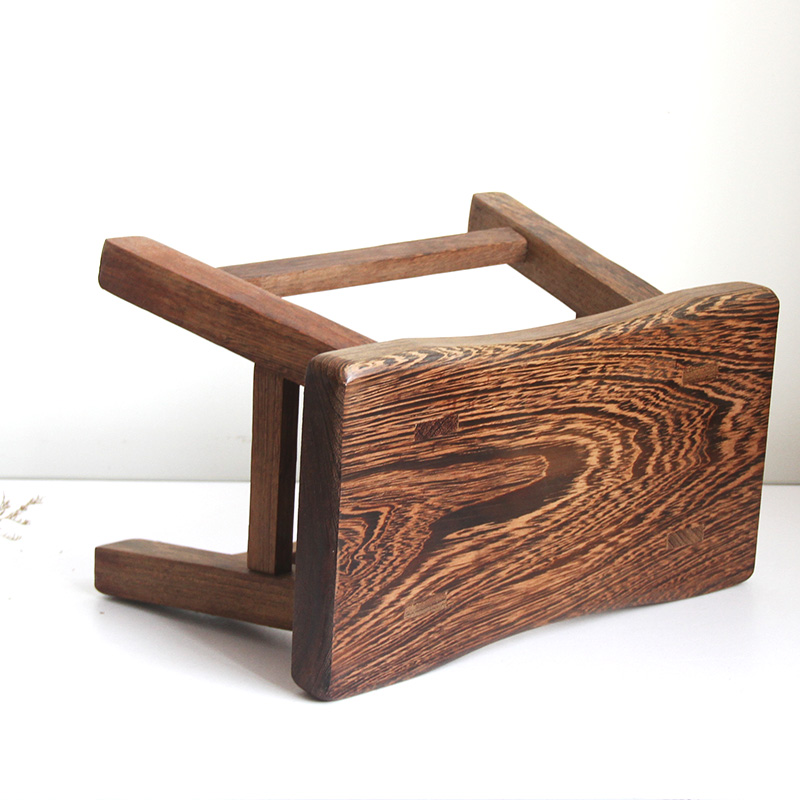 Chicken Wings Wood Small Bench Imitation Ancient Solid Wood Bench home Red Shoes Stool wooden stool Children short stools Sit foot wood logs