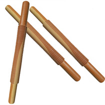 Jujube wood toothed lace spiral rolling pin Solid wood paint-free environmental protection rolling pin Special threaded rolling pin for pastry