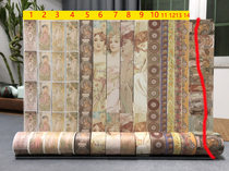 (Sub-pack)Mucha Theme Exhibition Hand account and paper tape One-day collection of the Four flowers Totem of the Zodiac