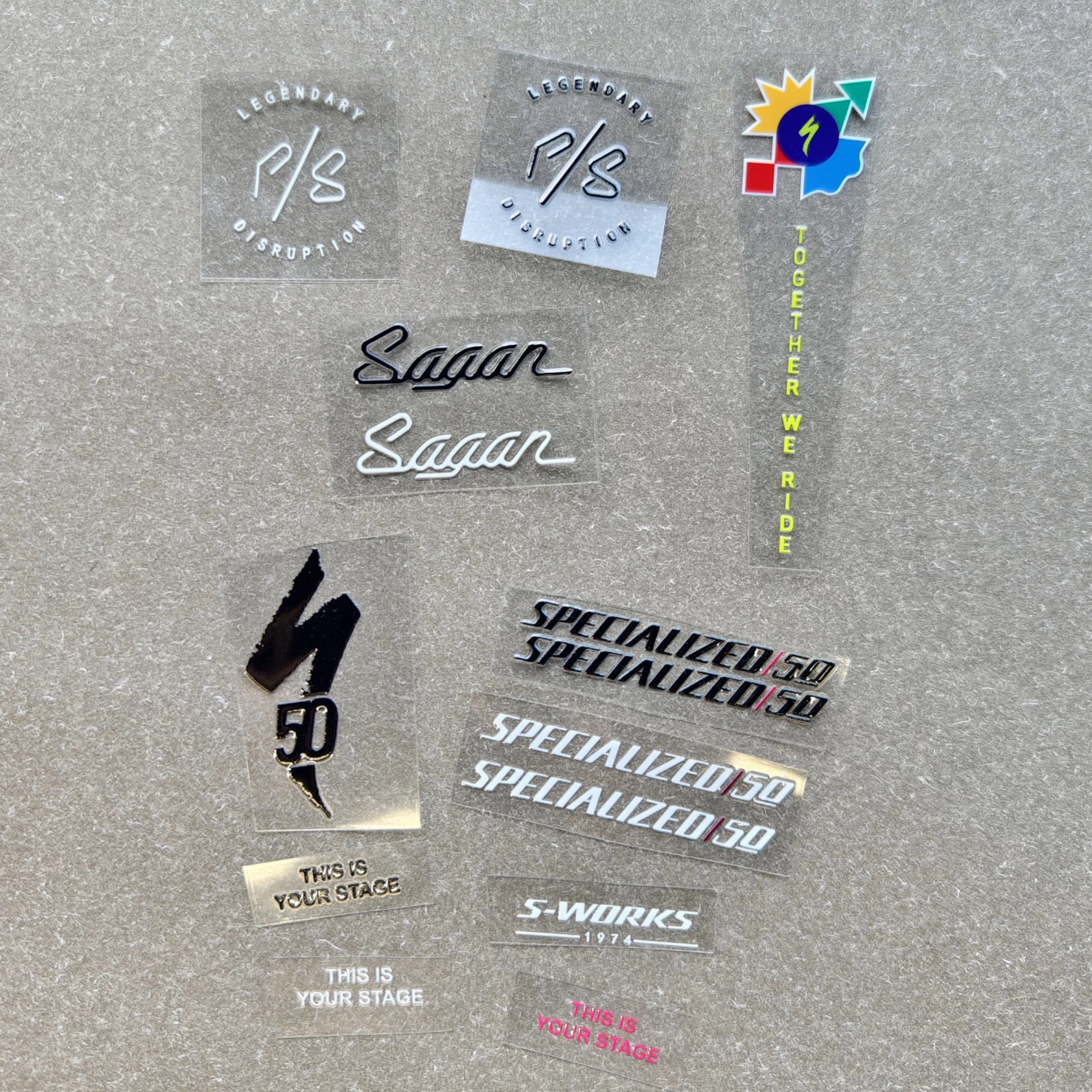 Suitable for Lightning SPECIALIZED SAGAN 50th Anniversary Sticker