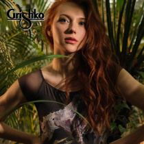 Russian imported Grishko limited black label 2 printing ballet dance practice yoga clothing can insert chest pad