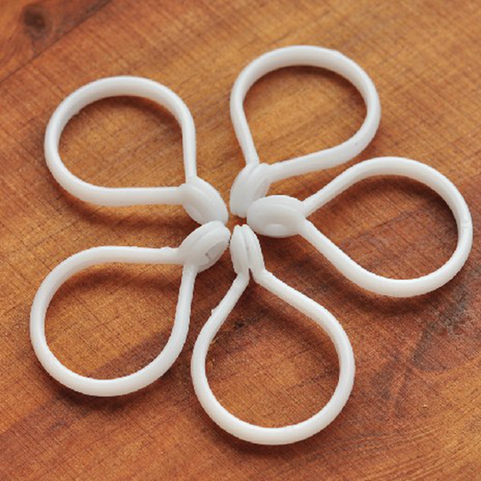 Special hardware building materials Rome pole curtain accessories Hotel curtain ring hook ring open mouth ring