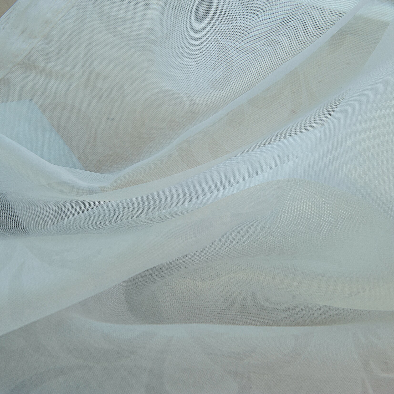 Special price clearance Trillon window screen fresh and elegant embossed flower dark flower white yarn matching yarn (this link is only for the gauze curtain)