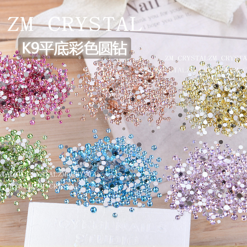 K9 New Super Shiny Flat-Bottomed Colorful Round Rhinestones Mixed Nail Art Rhinestones 33-Cut Small Crushed Rhinestones Mini Nail Stickers Rhinestone Accessories K9 New Super Shiny Flat-Bottomed Colorful Round Rhinestones Mixed Nail Art Rhinestones 33-Cut Small Crushed Rhinestones Mini Nail Stickers Rhinestone Accessories