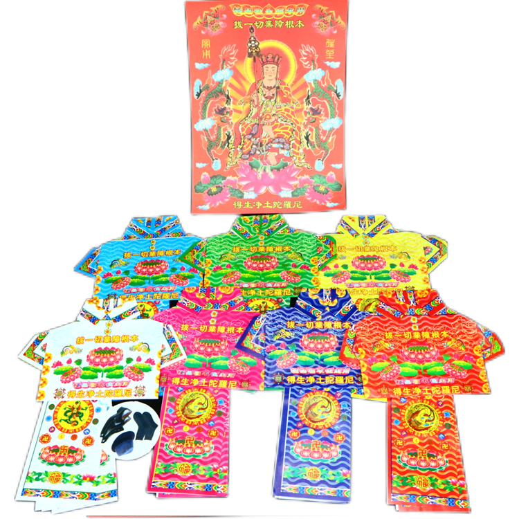 Colored Fujifying Clothes to Pure Land of Ronnison Qing Ming Festival of Cold Food Costume
