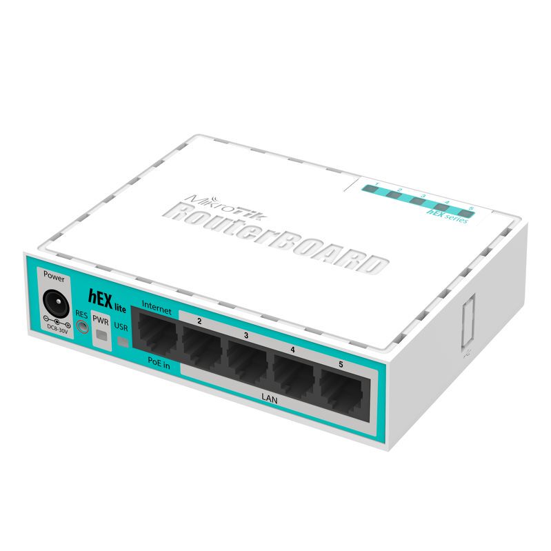 Mikrotik Hex Lite Rb750R2 Ros System 5-Port Router with 100m Ports