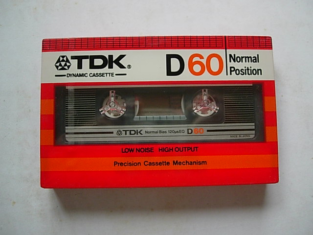 Version 82 Blank Tape TDK D60 (Dubbed Tape)