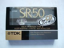 New Class II blank tape TDK SR50 minutes (recording tape)