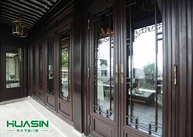Huaxing Wood Industry Aluminum Clad Wood Doors And Windows Acoustic Insulation Hollow Tempered Glass Seal Balcony Bedroom Floor Casement Window-Taobao