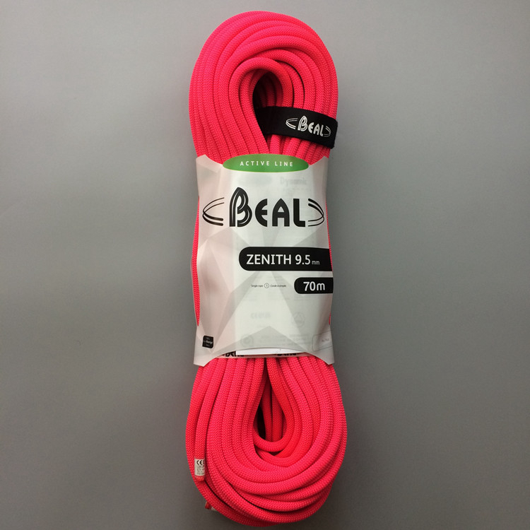 BEAL Zenith 9 5 Power Rope Single Rope Main Rope Rock Climbing Downhill Outward Bound